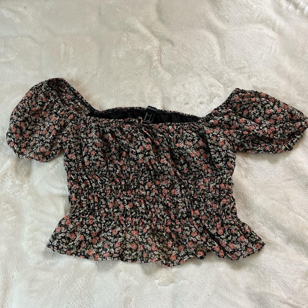 Floral Forever 21 top